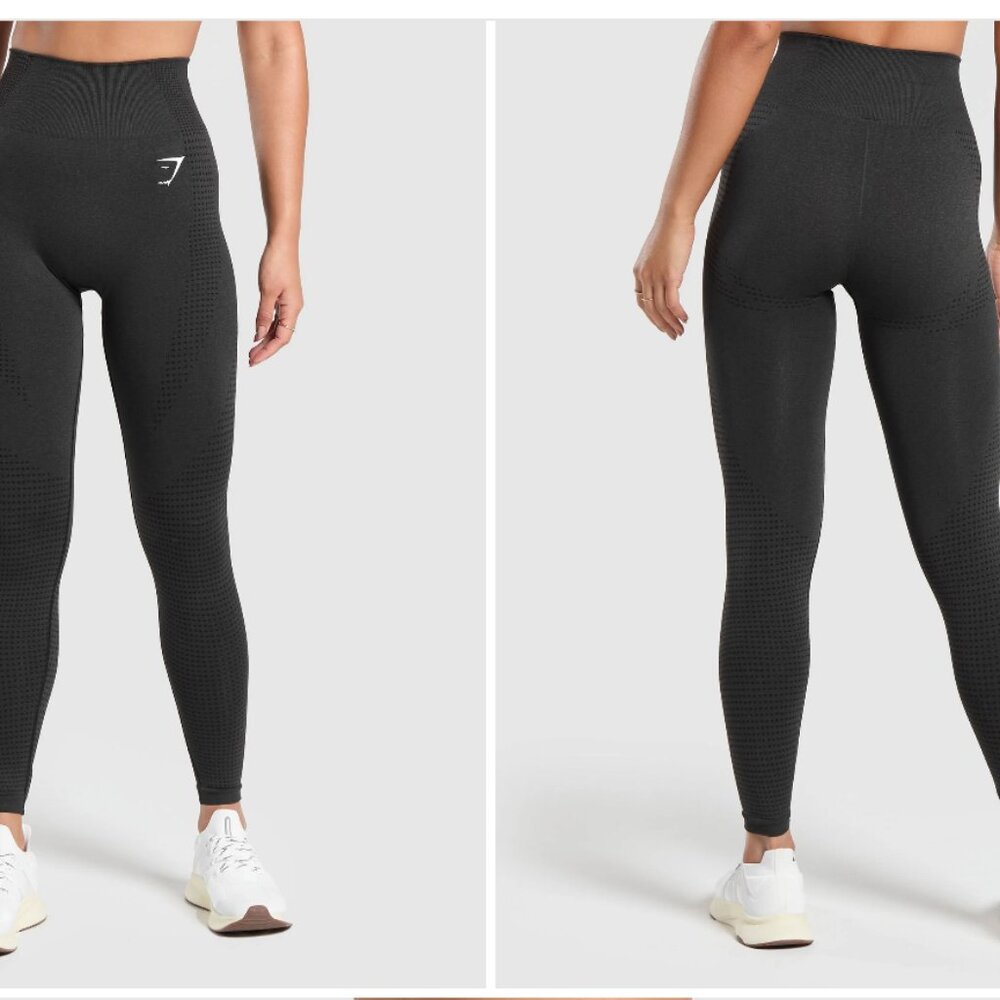GYMSHARK Long Sleeve, Seamless Workout Set - Picture 2 of 3